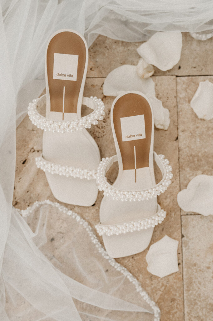 stunning shoes the bride wore for her boho wedding day 