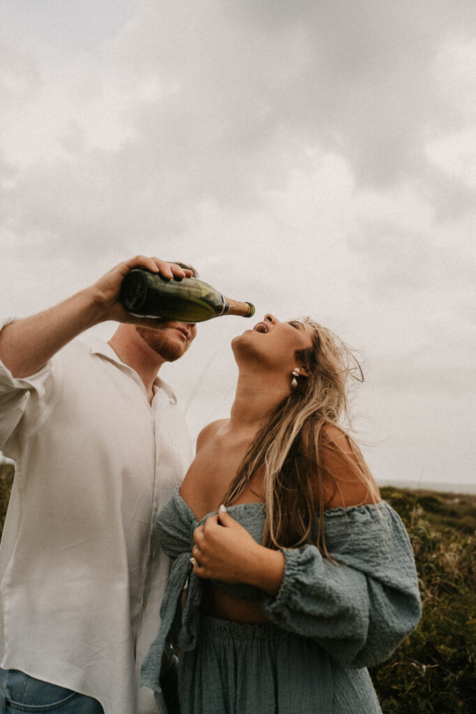 Romantic Beach Engagement Session in St. Augustine, FL