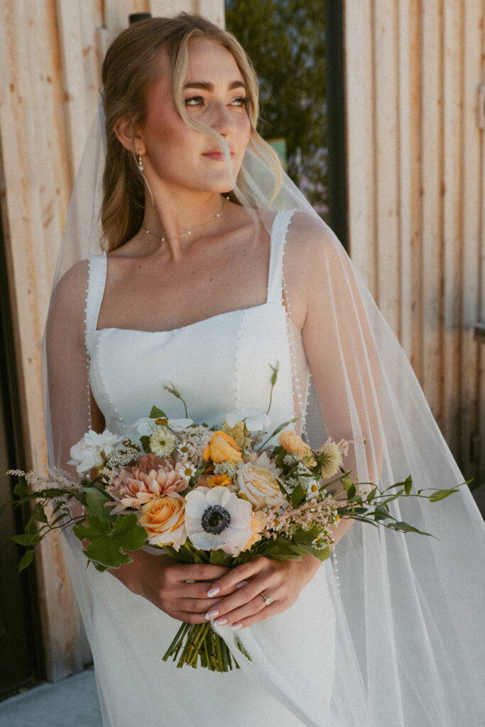 stunning picture of the bride