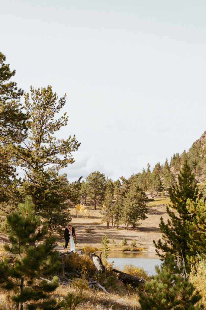 happy couple at their dream elopement 