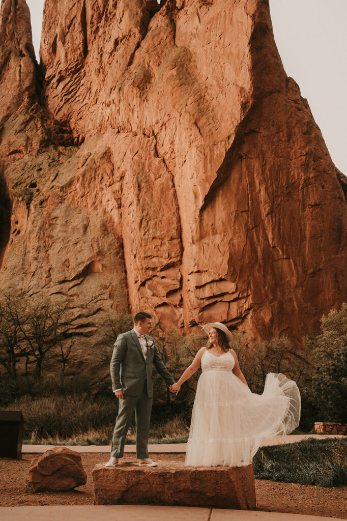 stunning elopement session in colorado