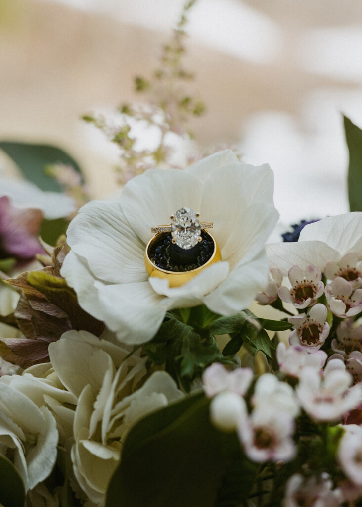 beautiful closeup of the wedding ring