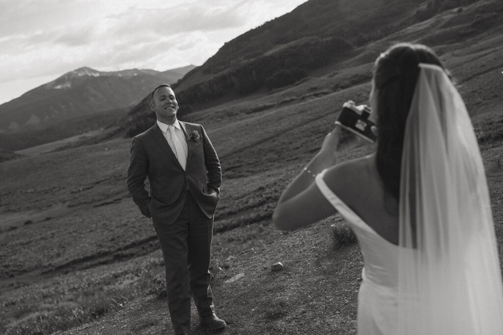 cute couple at their dream elopement
