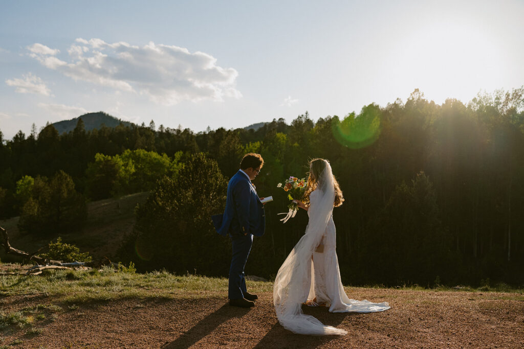 Romantic Views & Private Vows: Savana & Anthony’s Cripple Creek Elopement