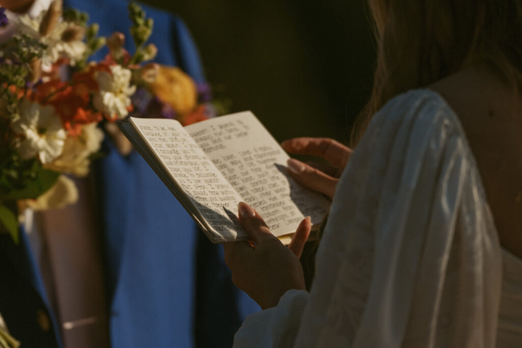 couple at their dream intimate ceremony