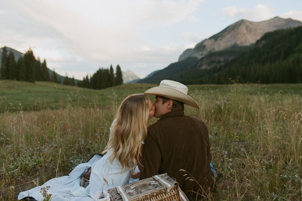 Romantic Crested Butte Engagement Photos at Gothic Road & Emerald Lake