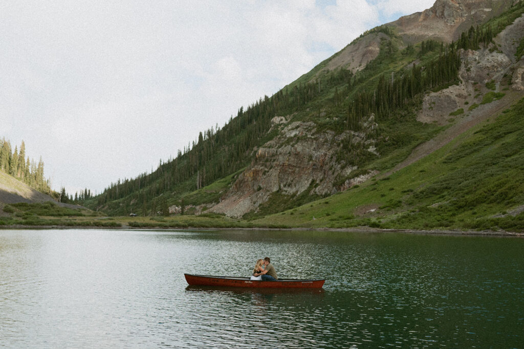 couple at their dream engagement session