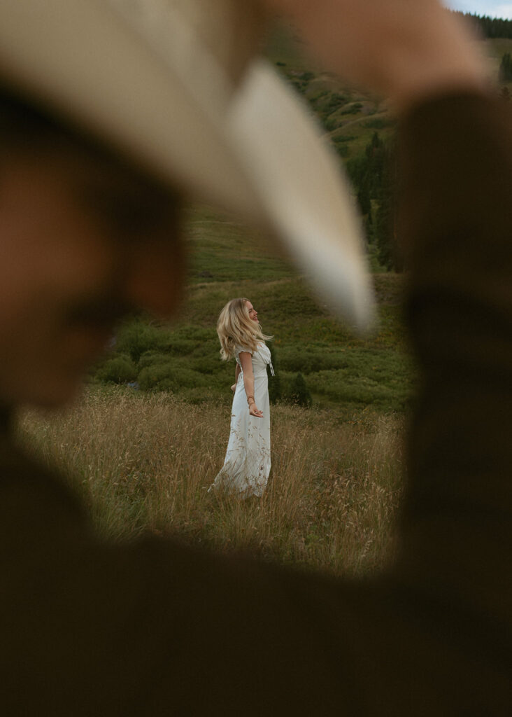 romantic couple session in colorado