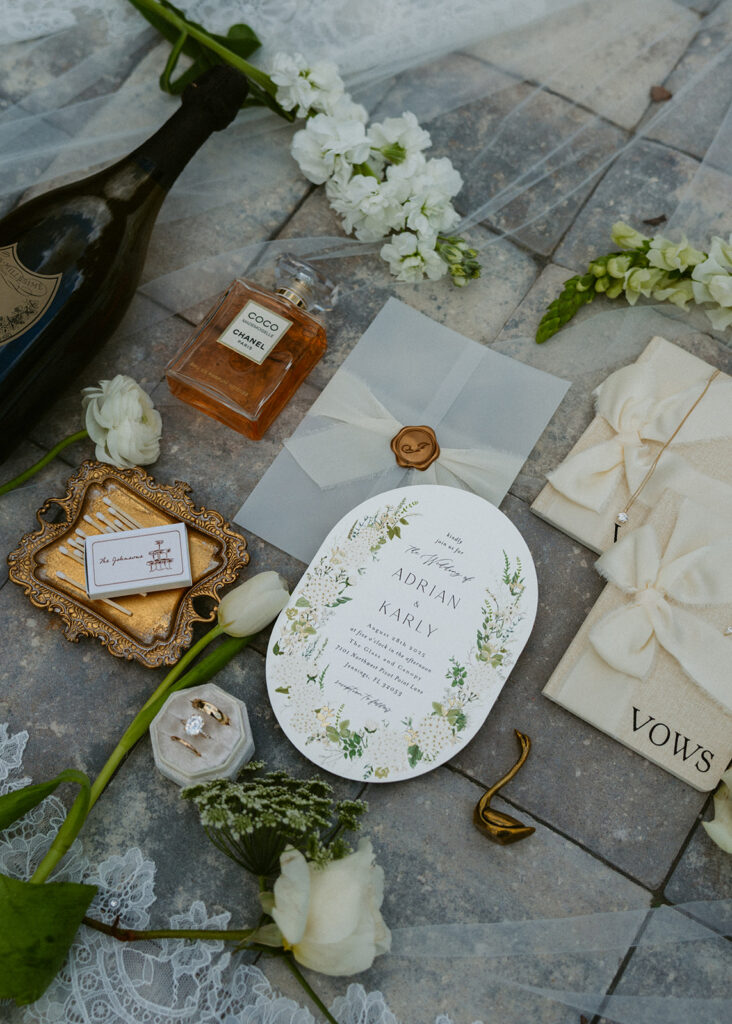 Beautiful wedding stationary