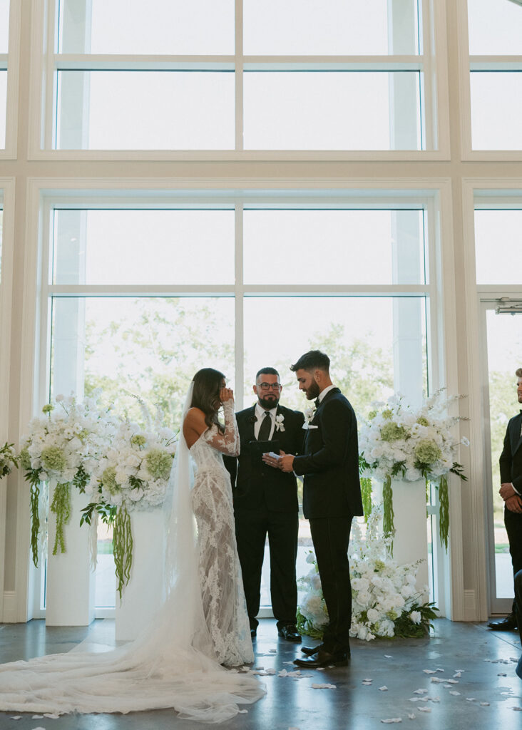 Elegant wedding ceremony