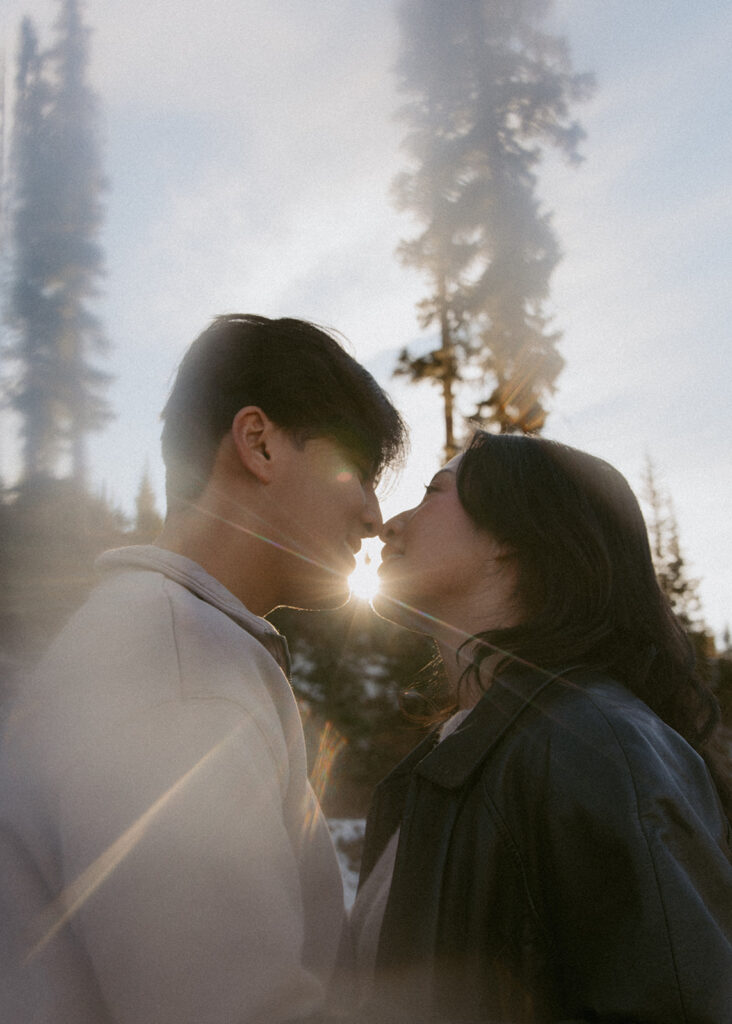 winter photoshoot in colorado