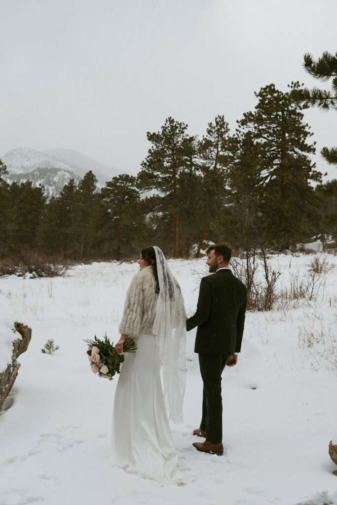 Paige & Richard’s Cinematic Winter Wedding at Della Terra