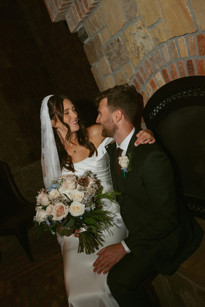 Paige & Richard’s Cinematic Winter Wedding at Della Terra