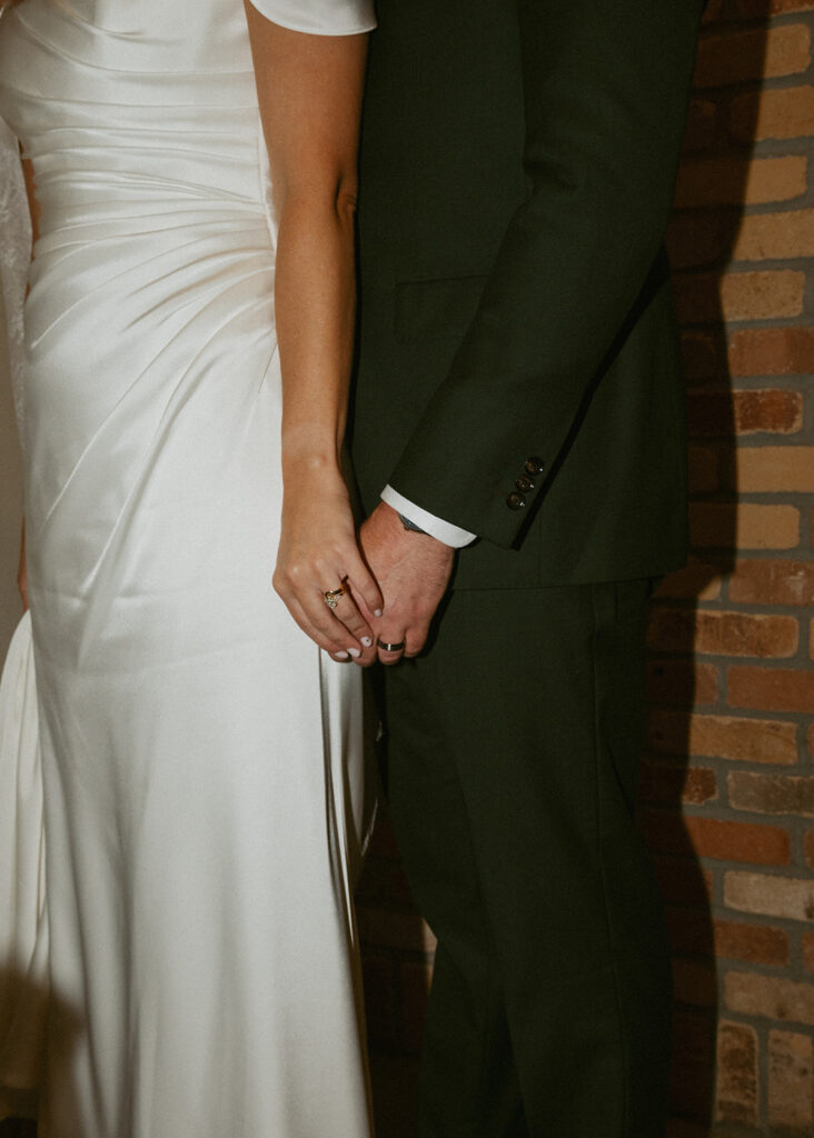 stunning closeup shot of the wedding rings