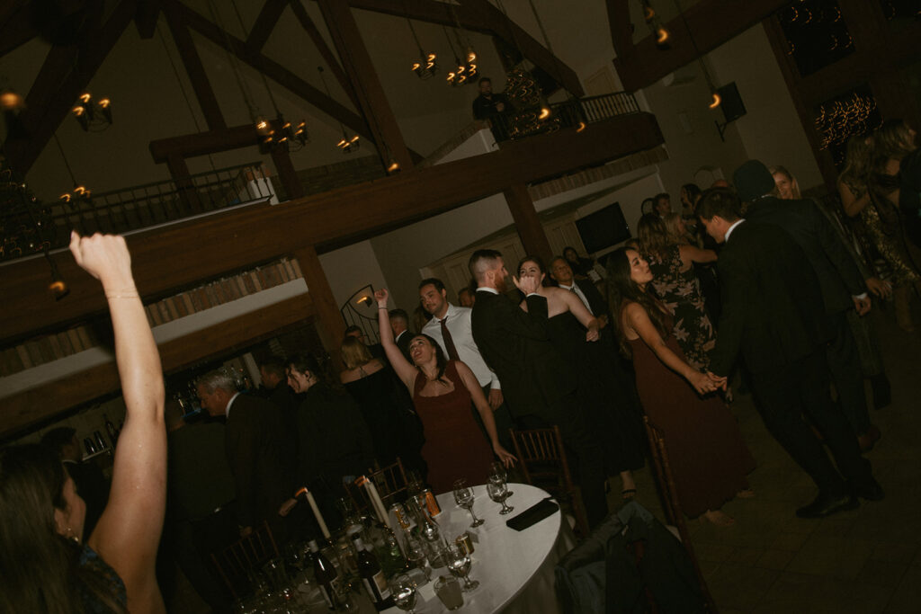 guests at the wedding reception party