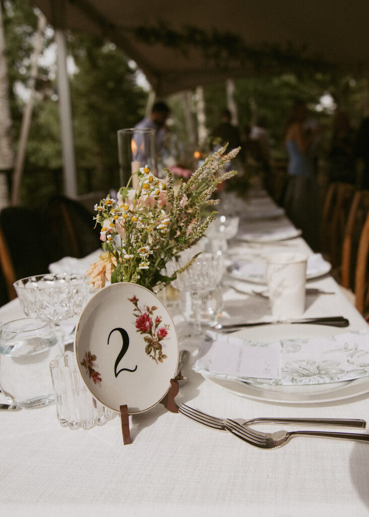 stunning elopement reception details