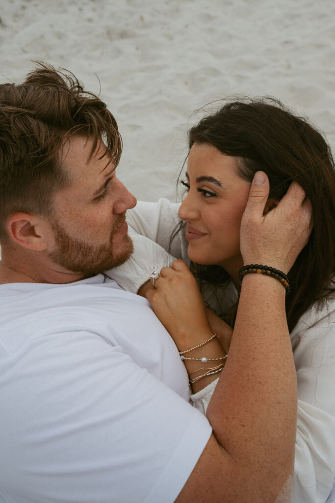 Romantic Vilano Beach Couples Photos on a Cloudy St. Augustine Evening