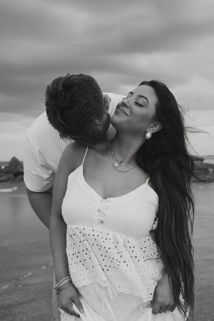 Romantic Vilano Beach Couples Photos on a Cloudy St. Augustine Evening