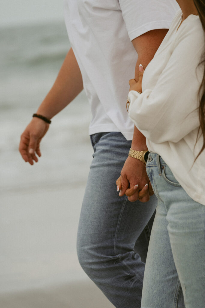 Romantic Vilano Beach Couples Photos on a Cloudy St. Augustine Evening