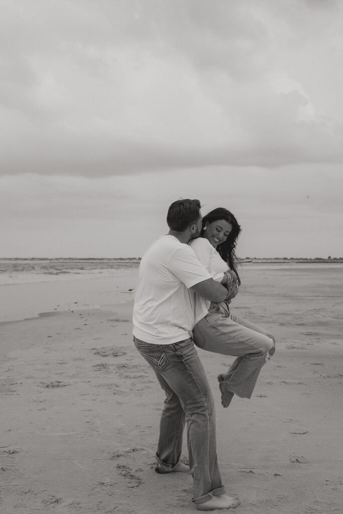 cute couple at their dream session in florida