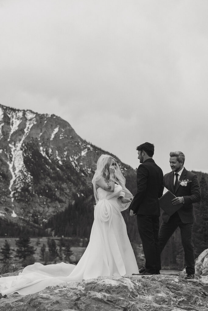 Lexi & Kyle’s Emotional Colorado Mountain Elopement Under Moody Skies
