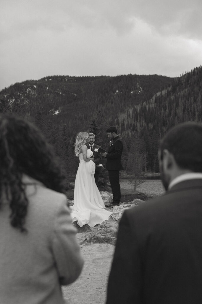 Lexi & Kyle’s Emotional Colorado Mountain Elopement Under Moody Skies