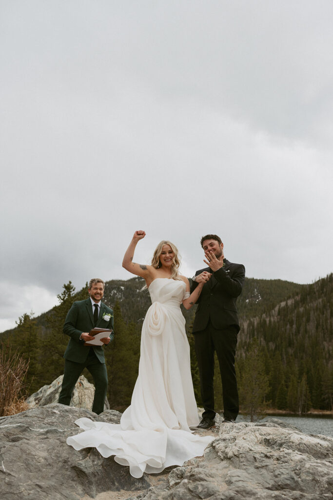 Lexi & Kyle’s Emotional Colorado Mountain Elopement Under Moody Skies