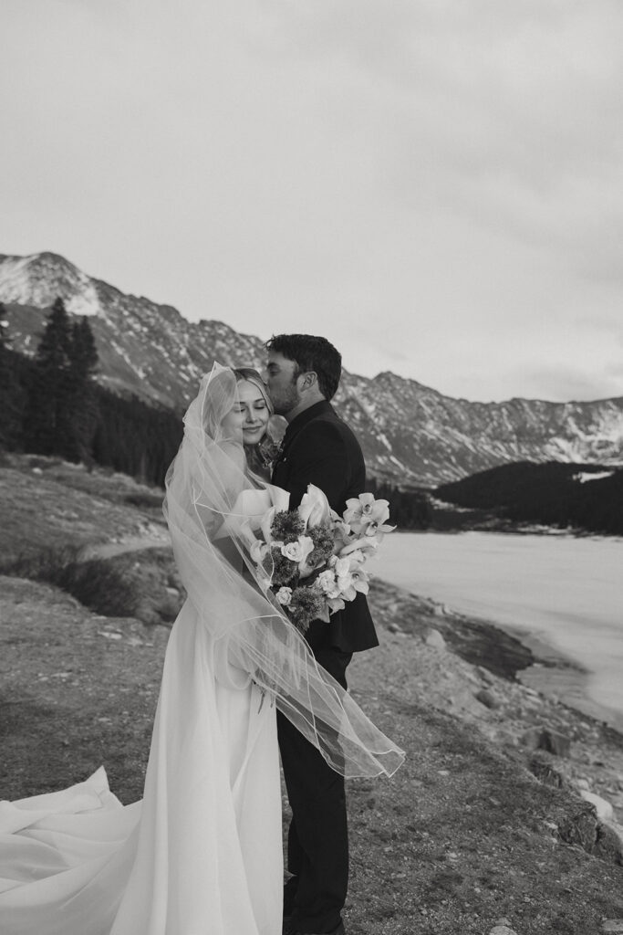 Lexi & Kyle’s Emotional Colorado Mountain Elopement Under Moody Skies