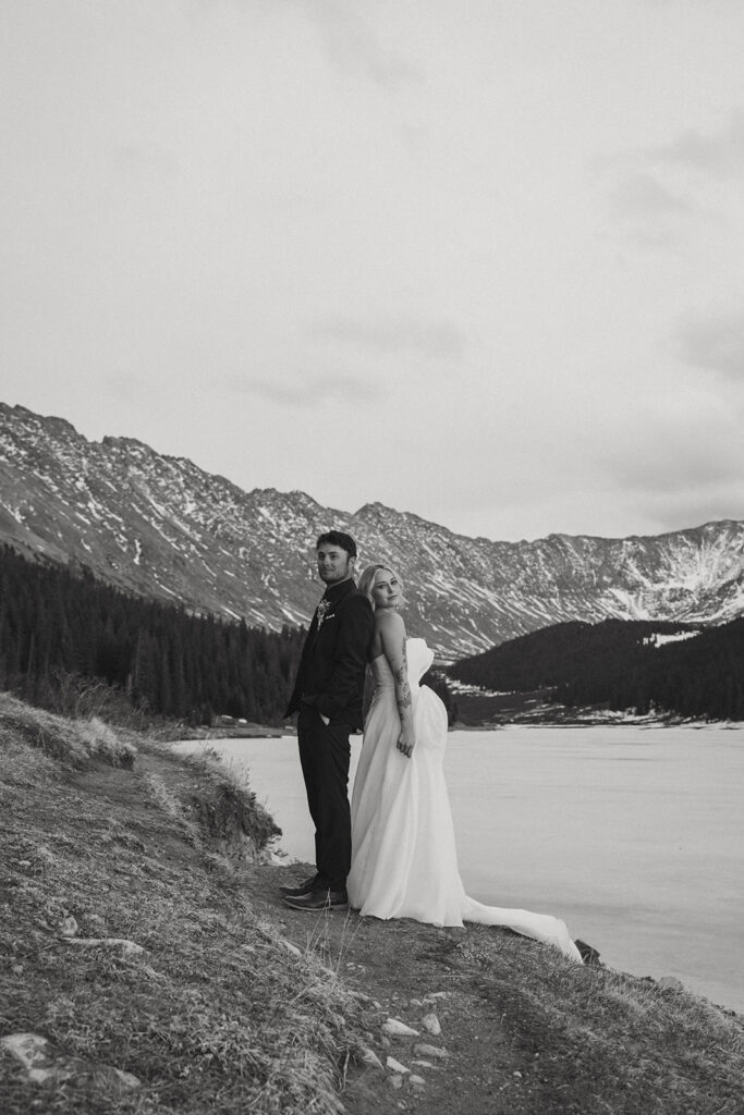 Lexi & Kyle’s Emotional Colorado Mountain Elopement Under Moody Skies