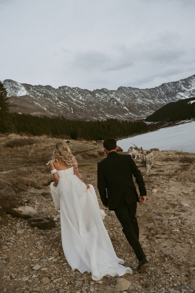 Lexi & Kyle’s Emotional Colorado Mountain Elopement Under Moody Skies