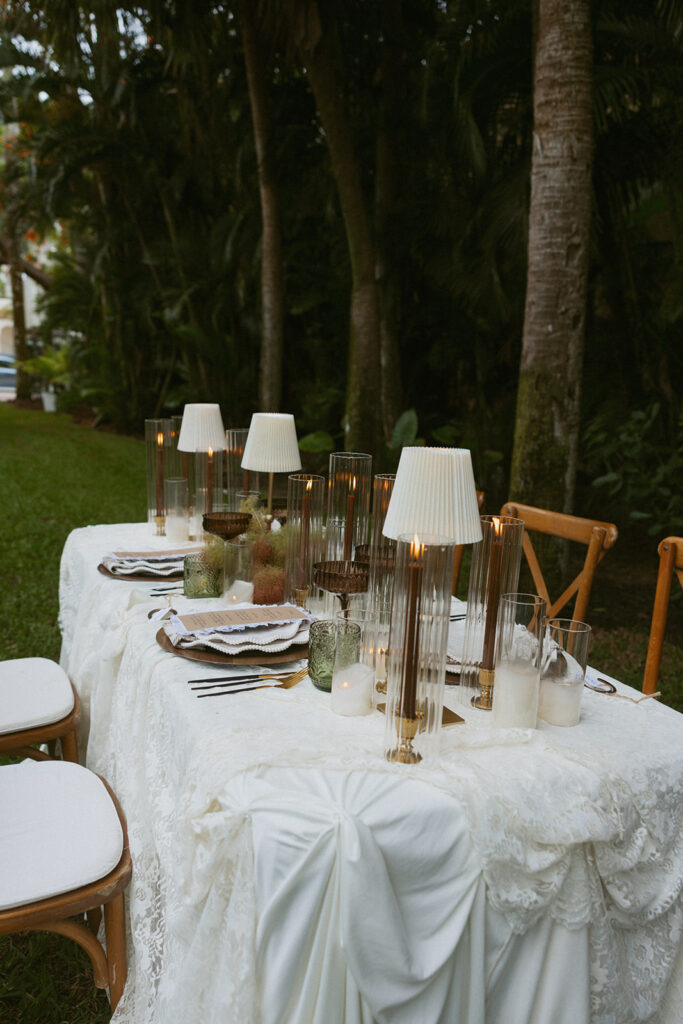 romantic wedding decor