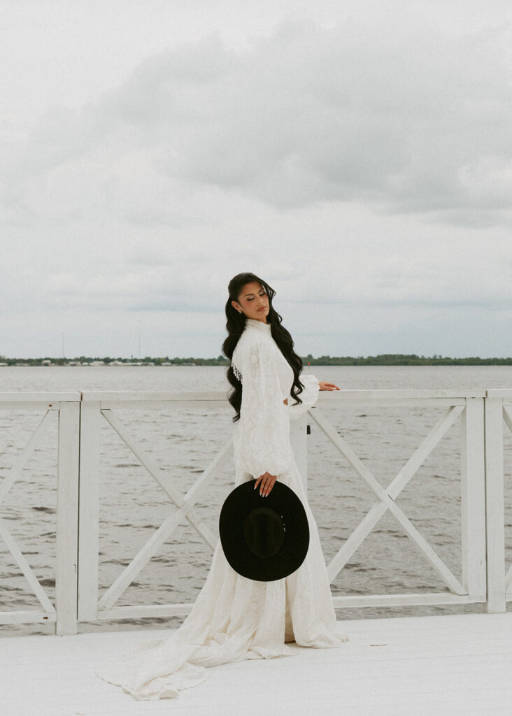 stunning picture of the bride