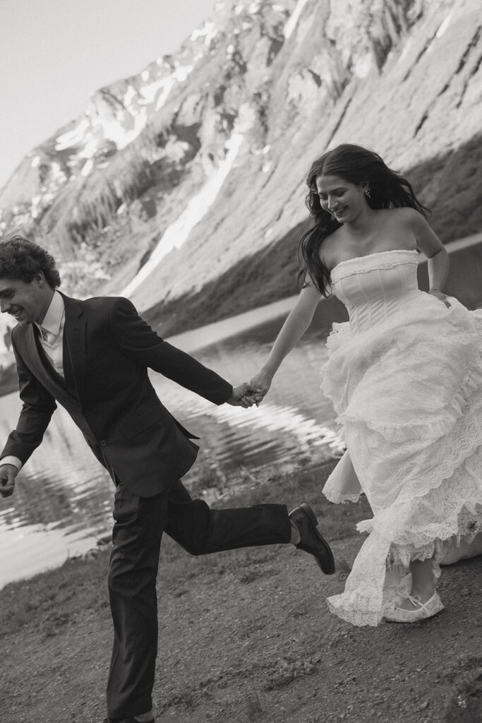 Romantic bridal portraits in Colorado