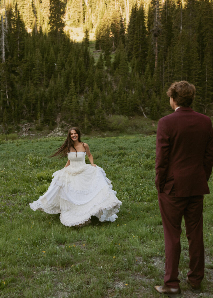 Timeless bridal session in Colorado