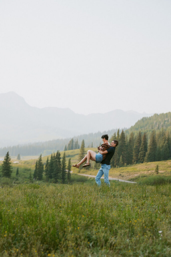 cute couple portraits in colorado